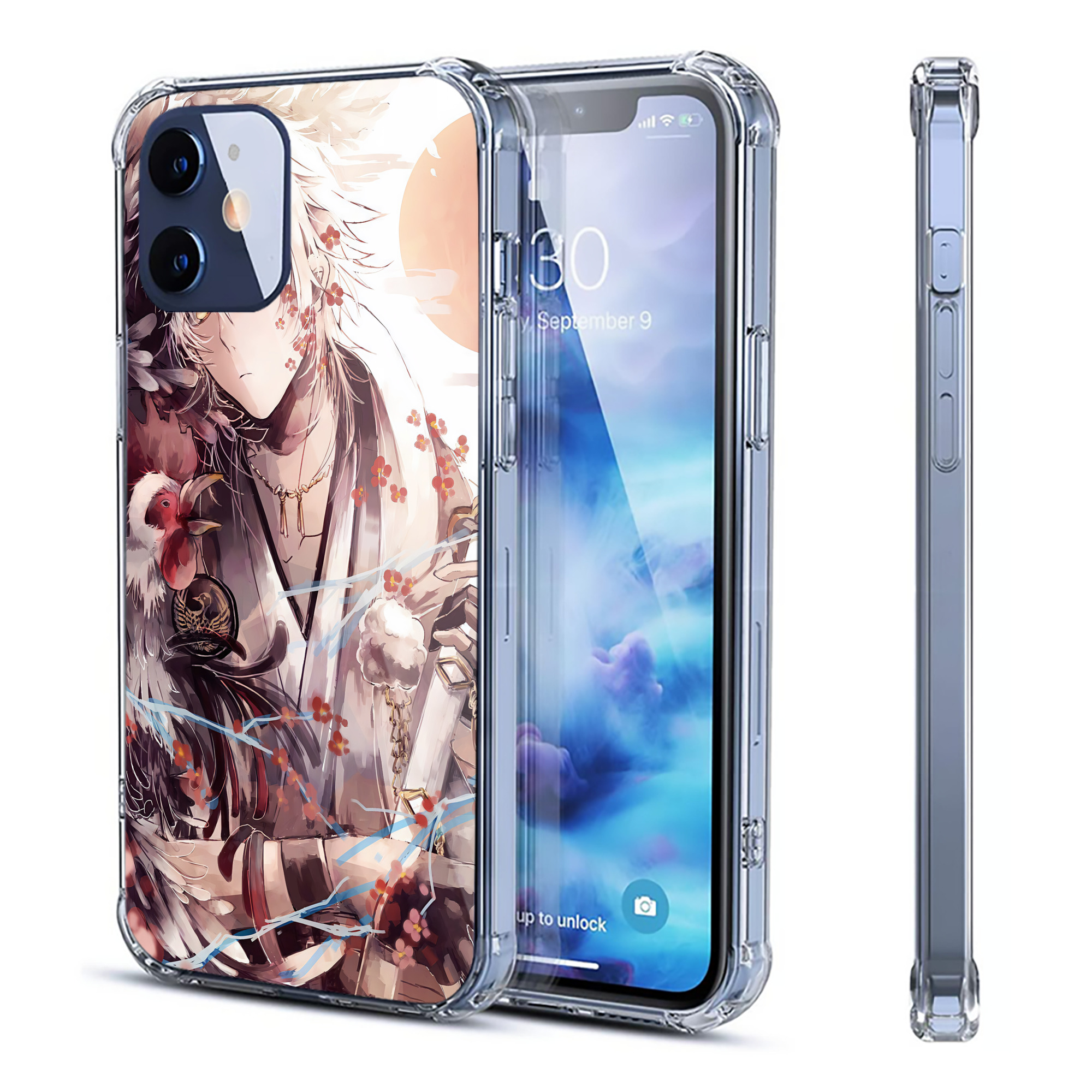 （画像用） 刀剣乱舞 Touken Ranbu 【iPhone 12シリーズ対応】透明スマホケース（クリアソフトケース）